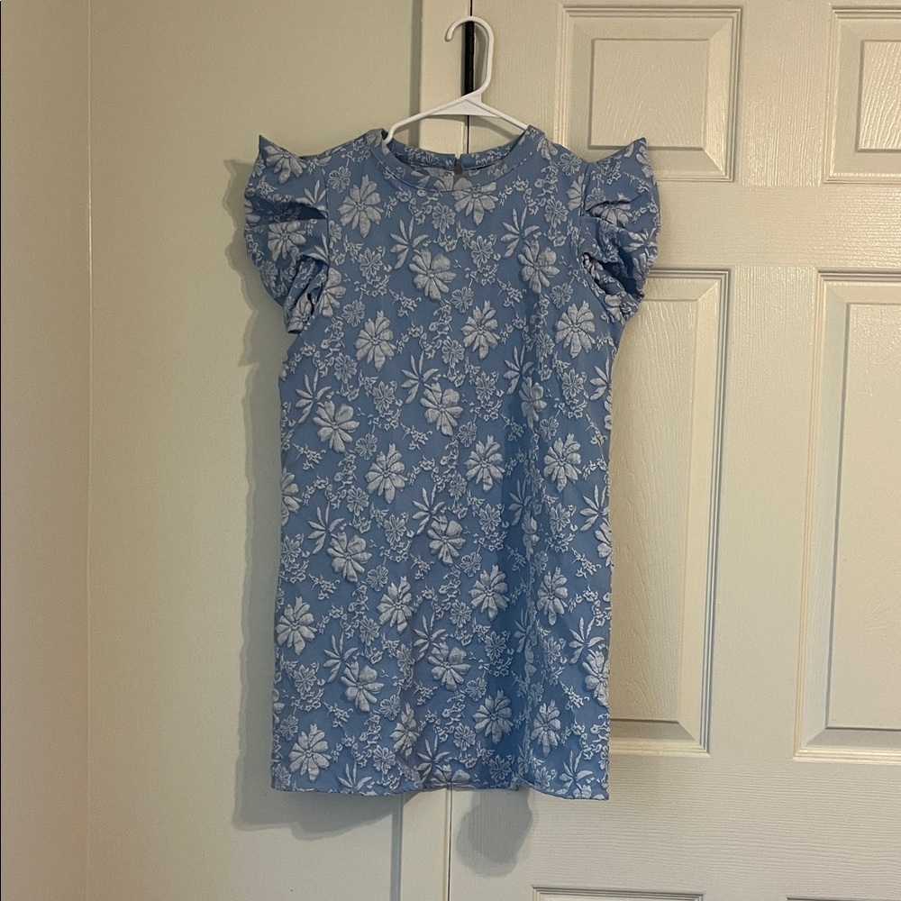 SHEIN Blue Floral Dress